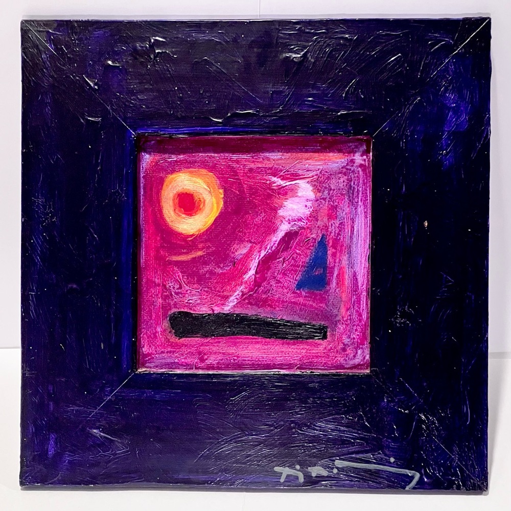 ABSTRACT EXPRESSIONIST 1998 Painting / RICHARD DUNING (b.1945) / Listed Artist